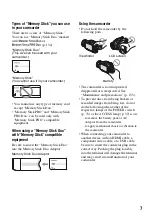 Preview for 7 page of Sony Handycam HDR-UX1 Operating Manual