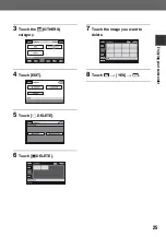 Preview for 25 page of Sony Handycam HDR-UX1 Operating Manual