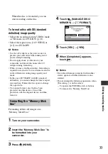 Preview for 77 page of Sony Handycam HDR-UX1 Operating Manual