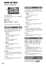 Preview for 82 page of Sony Handycam HDR-UX1 Operating Manual