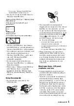 Preview for 5 page of Sony Handycam HDR-UX10E Operating Manual