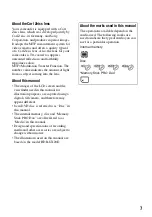 Preview for 7 page of Sony Handycam HDR-UX10E Operating Manual