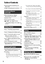 Preview for 8 page of Sony Handycam HDR-UX10E Operating Manual