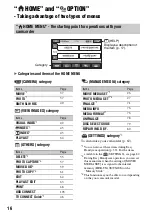 Preview for 16 page of Sony Handycam HDR-UX10E Operating Manual