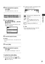 Preview for 27 page of Sony Handycam HDR-UX10E Operating Manual