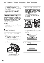 Preview for 30 page of Sony Handycam HDR-UX10E Operating Manual