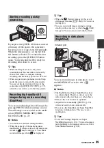 Preview for 39 page of Sony Handycam HDR-UX10E Operating Manual