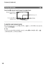 Preview for 44 page of Sony Handycam HDR-UX10E Operating Manual