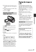 Preview for 47 page of Sony Handycam HDR-UX10E Operating Manual