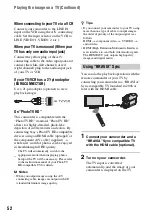 Preview for 52 page of Sony Handycam HDR-UX10E Operating Manual