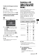 Preview for 57 page of Sony Handycam HDR-UX10E Operating Manual