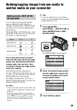 Preview for 59 page of Sony Handycam HDR-UX10E Operating Manual