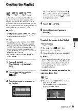 Preview for 63 page of Sony Handycam HDR-UX10E Operating Manual