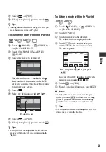 Preview for 65 page of Sony Handycam HDR-UX10E Operating Manual