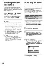 Preview for 76 page of Sony Handycam HDR-UX10E Operating Manual