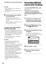 Preview for 78 page of Sony Handycam HDR-UX10E Operating Manual