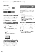 Preview for 102 page of Sony Handycam HDR-UX10E Operating Manual