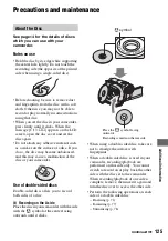 Preview for 125 page of Sony Handycam HDR-UX10E Operating Manual