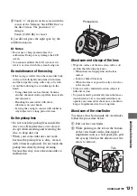 Preview for 131 page of Sony Handycam HDR-UX10E Operating Manual