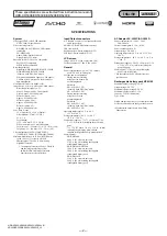 Preview for 2 page of Sony Handycam HDR-XR500E / XR500VE / XR520E / XR520VE Service Manual