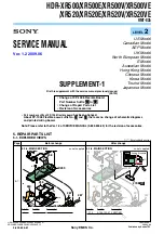 Preview for 116 page of Sony Handycam HDR-XR500E / XR500VE / XR520E / XR520VE Service Manual