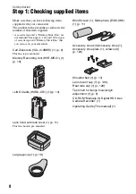 Предварительный просмотр 8 страницы Sony HANDYCAM HVR-S270P Operating Manual