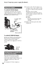 Предварительный просмотр 16 страницы Sony HANDYCAM HVR-S270P Operating Manual