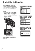 Предварительный просмотр 20 страницы Sony HANDYCAM HVR-S270P Operating Manual