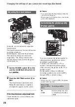 Предварительный просмотр 36 страницы Sony HANDYCAM HVR-S270P Operating Manual