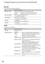 Предварительный просмотр 42 страницы Sony HANDYCAM HVR-S270P Operating Manual