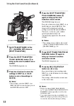 Предварительный просмотр 52 страницы Sony HANDYCAM HVR-S270P Operating Manual