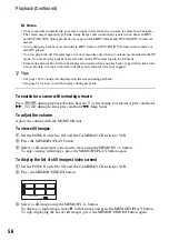 Предварительный просмотр 56 страницы Sony HANDYCAM HVR-S270P Operating Manual