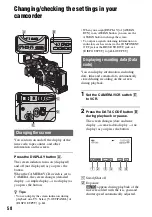 Предварительный просмотр 58 страницы Sony HANDYCAM HVR-S270P Operating Manual