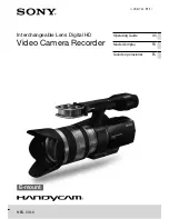 Sony Handycam NEX-VG10 Operating Manual предпросмотр