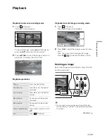 Предварительный просмотр 33 страницы Sony Handycam NEX-VG10 Operating Manual