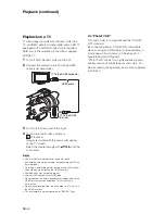 Предварительный просмотр 34 страницы Sony Handycam NEX-VG10 Operating Manual