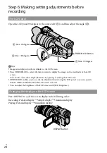 Предварительный просмотр 24 страницы Sony Handycam NEX-VG20E Operating Manual