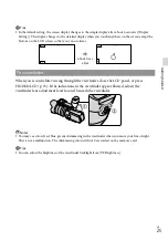 Предварительный просмотр 25 страницы Sony Handycam NEX-VG20E Operating Manual