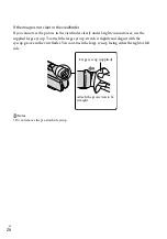 Предварительный просмотр 26 страницы Sony Handycam NEX-VG20E Operating Manual