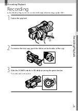 Предварительный просмотр 29 страницы Sony Handycam NEX-VG20E Operating Manual