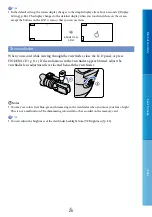 Предварительный просмотр 26 страницы Sony Handycam NEX-VG20H Handbook