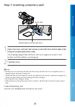 Предварительный просмотр 28 страницы Sony Handycam NEX-VG20H Handbook