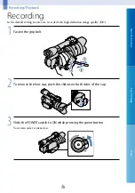 Предварительный просмотр 30 страницы Sony Handycam NEX-VG20H Handbook