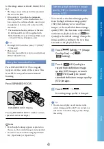 Предварительный просмотр 42 страницы Sony Handycam NEX-VG20H Handbook