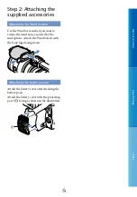 Предварительный просмотр 14 страницы Sony Handycam NEX-VG900 Handbook