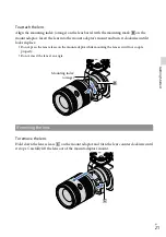 Preview for 21 page of Sony Handycam NEX-VG900 Operating Manual