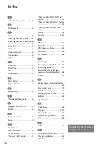 Preview for 76 page of Sony Handycam NEX-VG900 Operating Manual