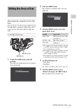 Preview for 41 page of Sony HANDYCAM PMW-320K Operating Instructions Manual