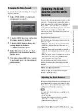 Preview for 51 page of Sony HANDYCAM PMW-320K Operating Instructions Manual