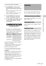 Preview for 57 page of Sony HANDYCAM PMW-320K Operating Instructions Manual